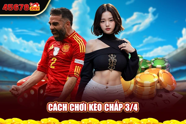 Cách chơi kèo chấp 3/4