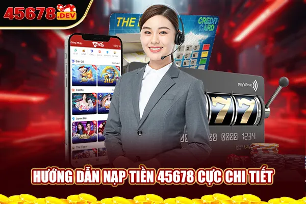 Hướng dẫn nạp tiền 45678 cực chi tiết