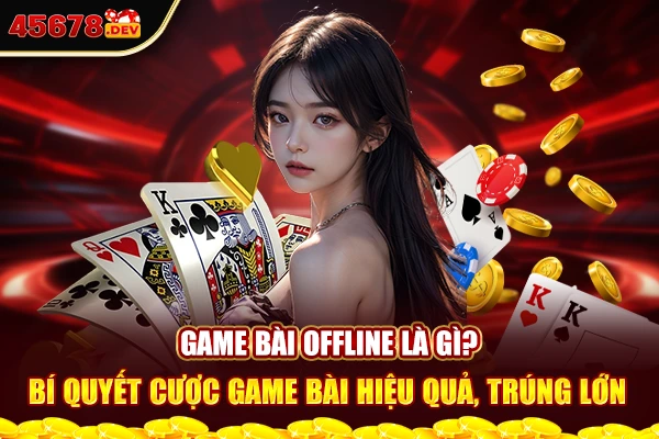 Game bài offline là gì? Bí quyết cược game bài hiệu quả, trúng lớn