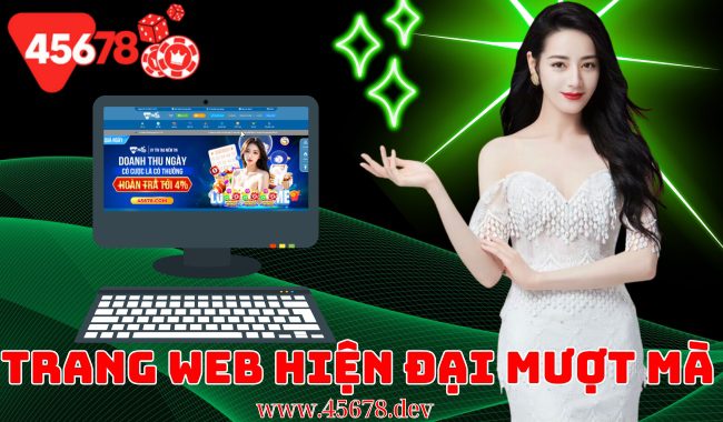 Top Trang Web Hiện Đại Mượt Mà Nhất 45678.dev