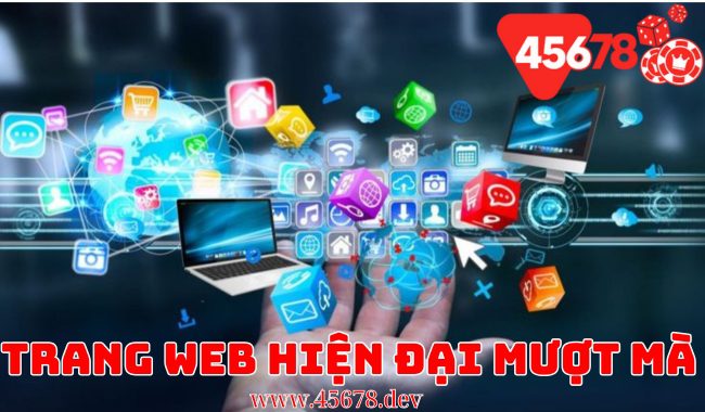 Top Trang Web Hiện Đại Mượt Mà Nhất 45678.dev